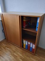Rollschrank aus Holz – 120 × 42 × 112.5 cm
